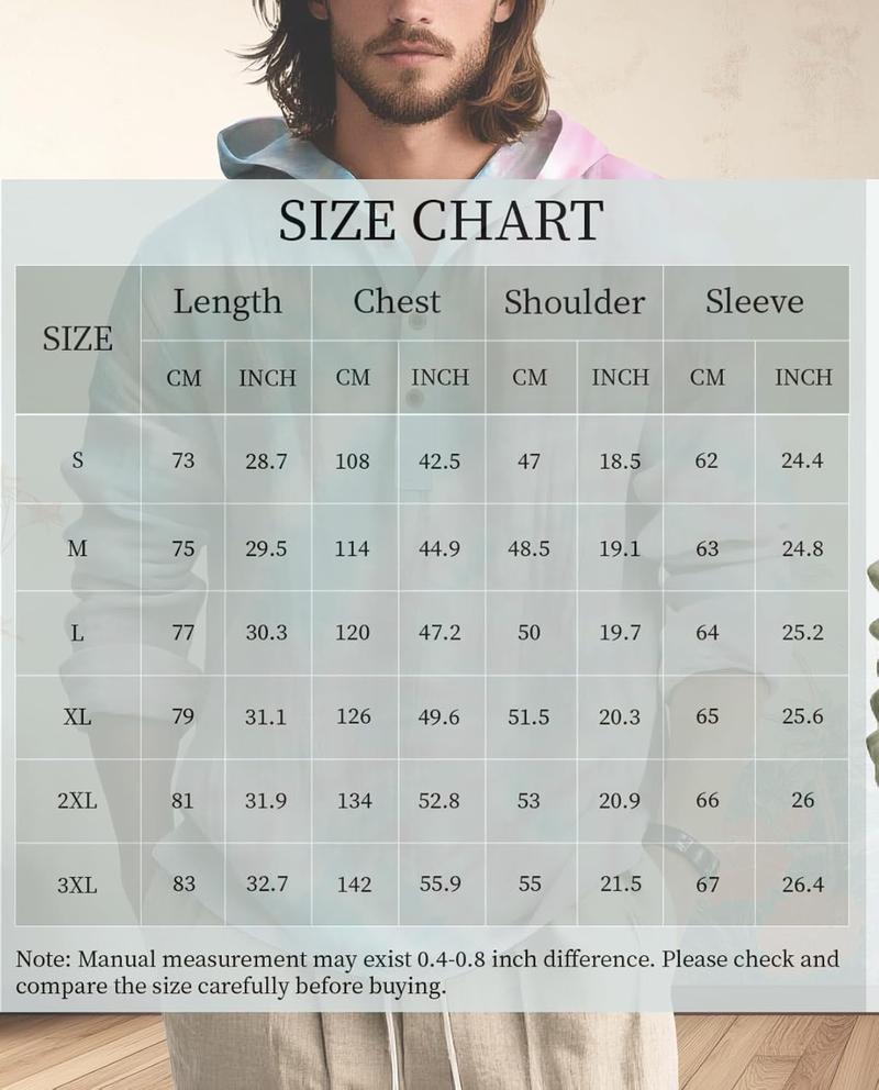 B0FQJFCGXB_71Bz1Nq7EL-1 Men’s Long Sleeve Tropical Botanical Print Button Down Shirt - Image 3